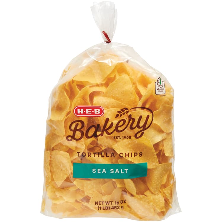 H-E-B Bakery Sea Salt Tortilla Chips