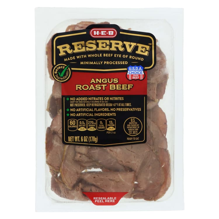 H-E-B Reserve Angus Roast Beef