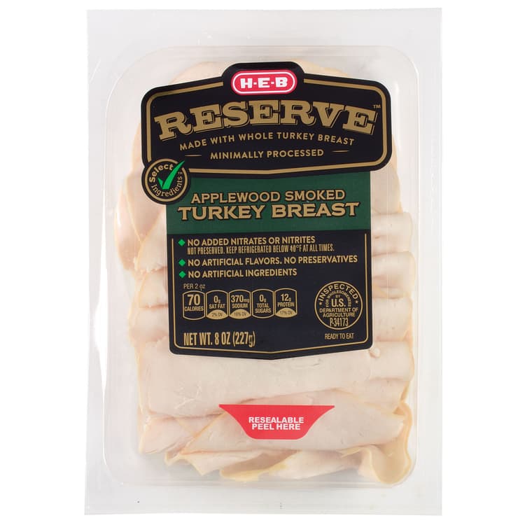H-E-B Reserve Applewood Smoked Turkey Breast