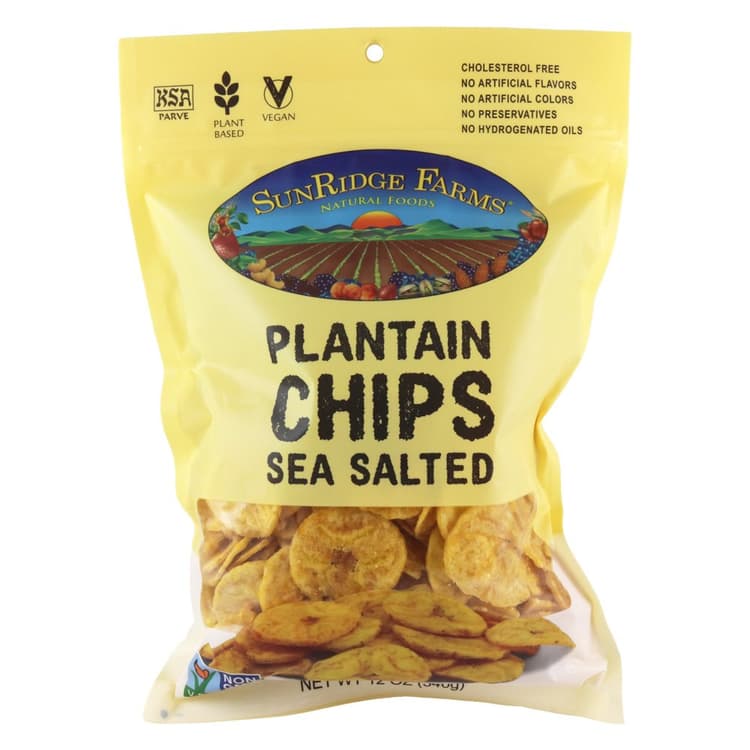 Sunridge Farms Roasted & Sea Salted Crispy Plantain Chips