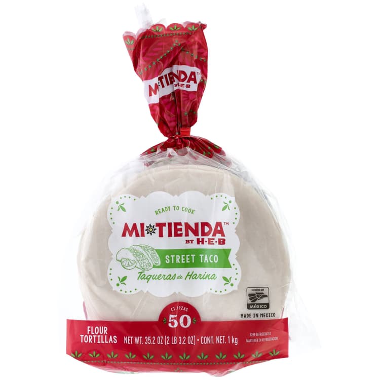 H-E-B Mi Tienda Ready To Cook Street Taco Flour Tortillas
