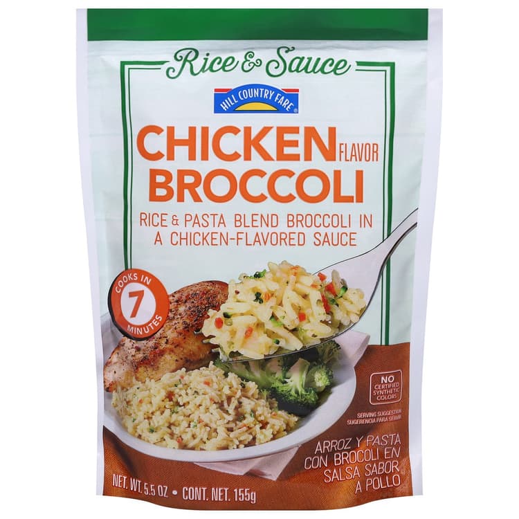 Hill Country Fare Chicken Flavor Broccoli Rice