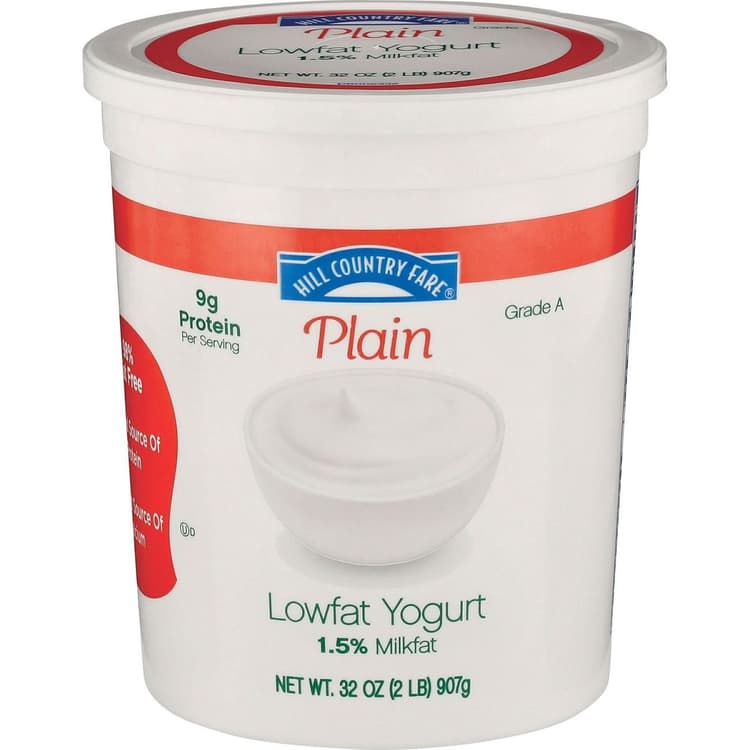 Hill Country Fare Low-Fat Plain Yogurt