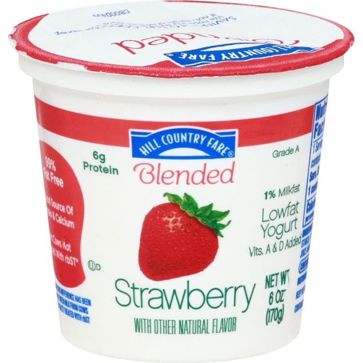 Hill Country Fare Blended Strawberry Lowfat Yogurt