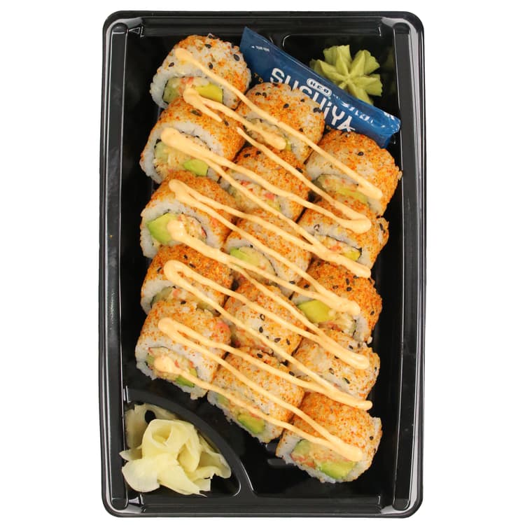 H-E-B Sushiya Spicy California Sushi Roll Value