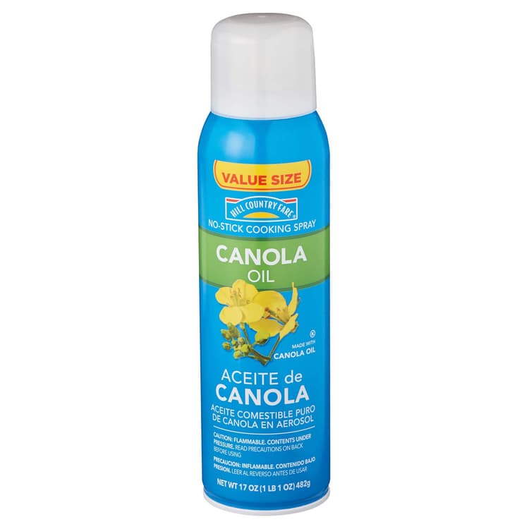 Hill Country Fare Canola Oil No-Stick Cooking Spray Value Size