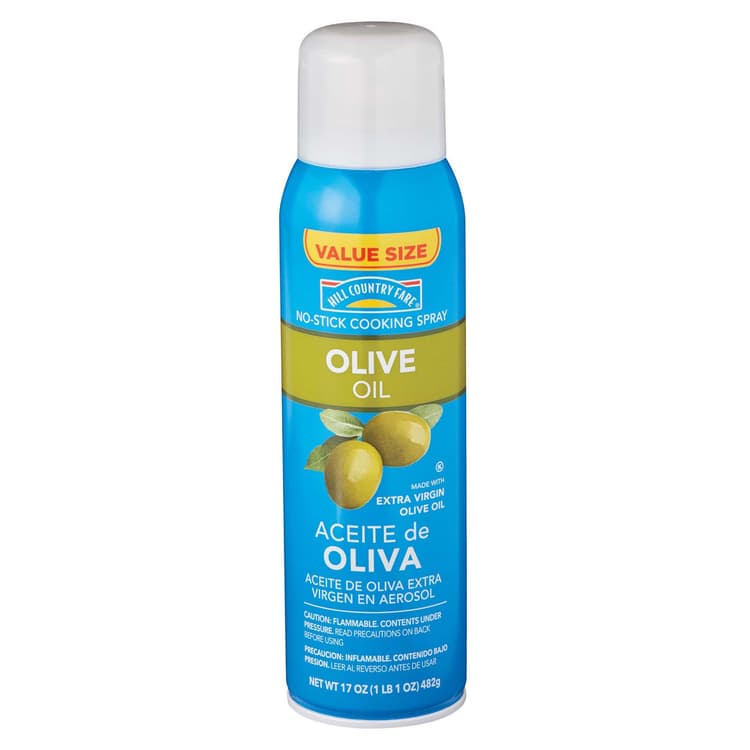 Hill Country Fare Olive Oil No-Stick Cooking Spray - Value Size