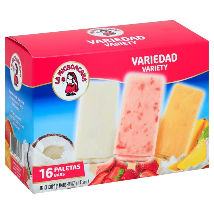 La Michoacana Tropical Fruit Variety Ice Cream Bars