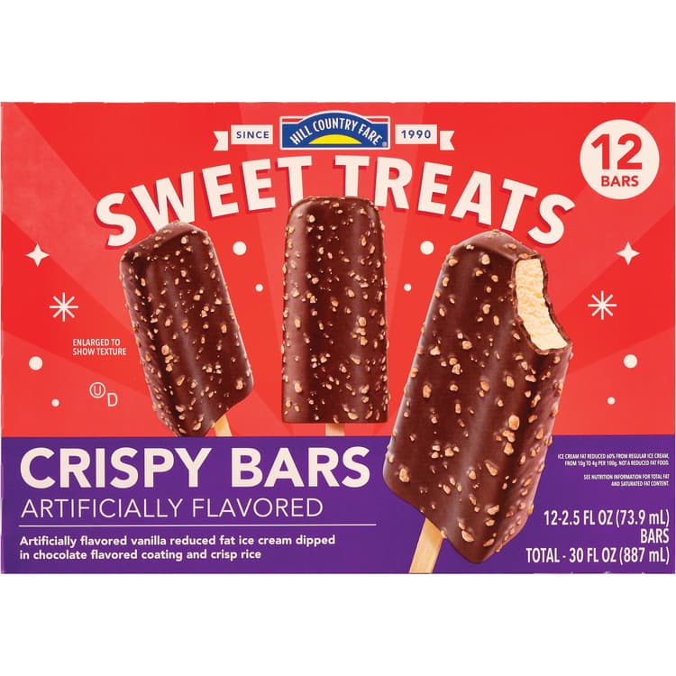 Hill Country Fare Sweet Treats Ice Cream Crispy Bars