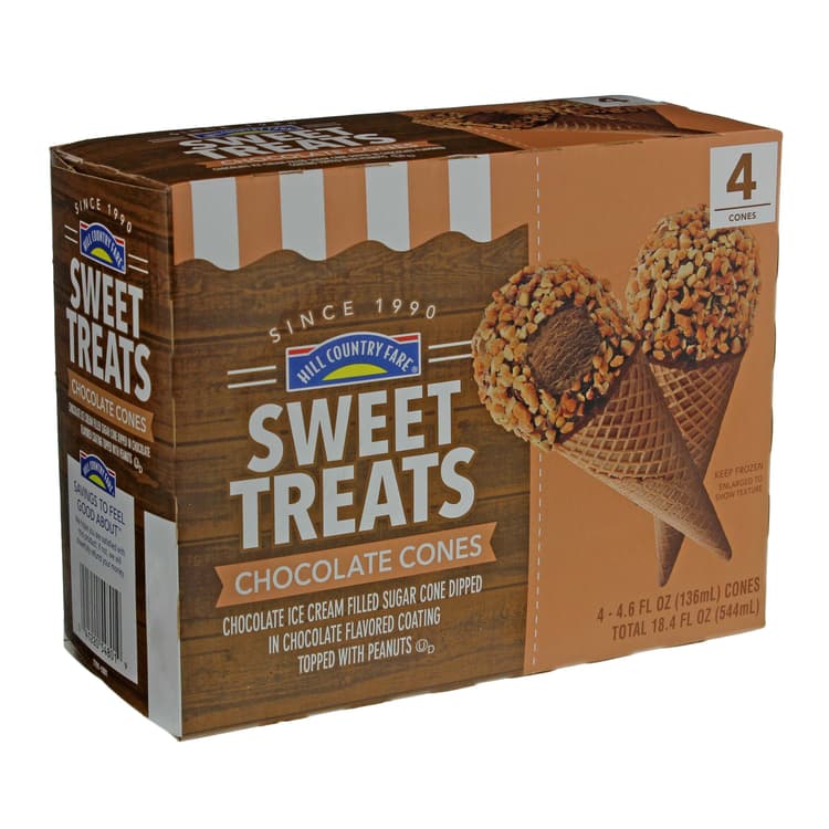 Hill Country Fare Sweet Treats Chocolate Cones