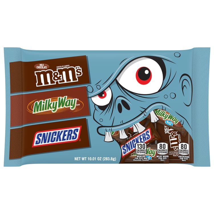 M&M'S, Snickers & Milky Way Assorted Fun Size Halloween Candy