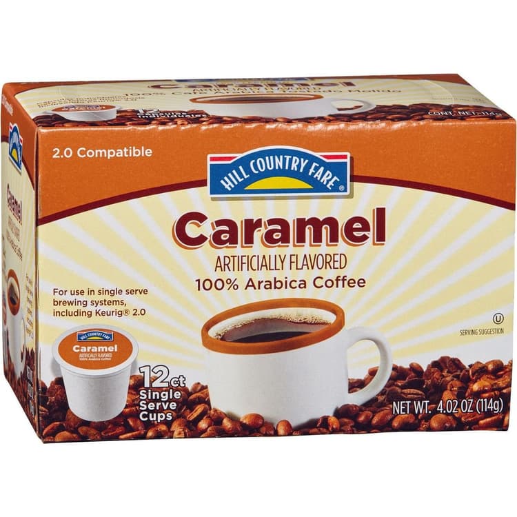 Hill Country Fare Caramel Creme Single Serve Coffee