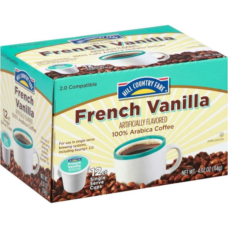 Hill Country Fare French Vanilla Single Serve Coffee