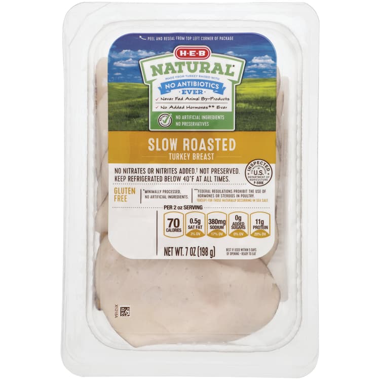 H-E-B Natural Oven Roasted Turkey Breast