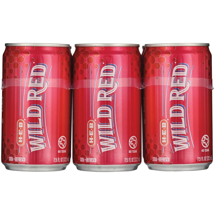 H-E-B Wild Red Soda Mini