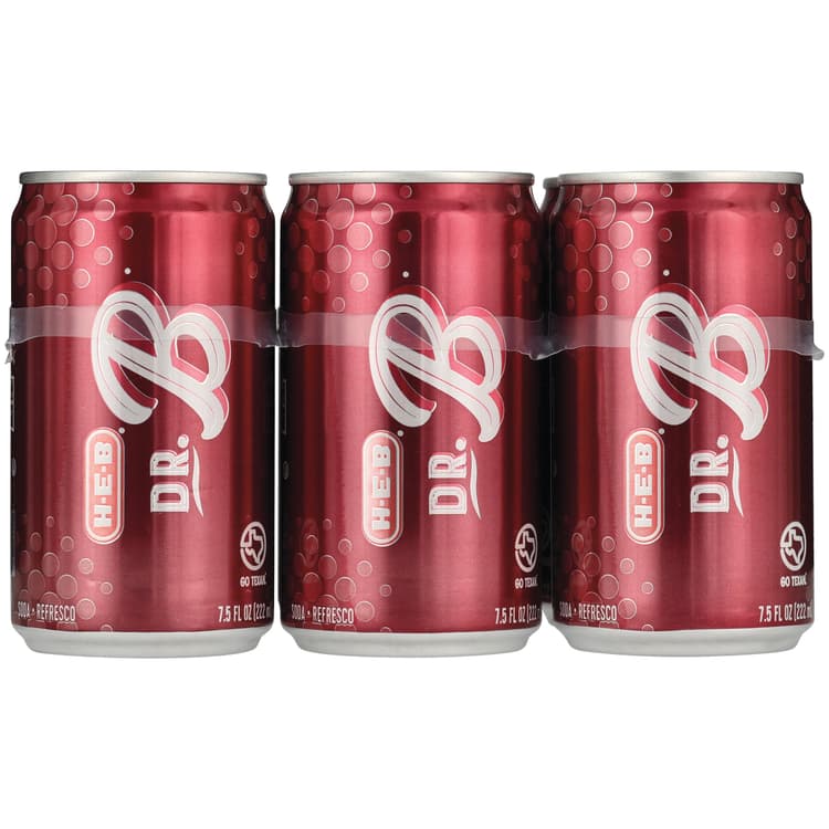 H-E-B Dr. B Soda Mini