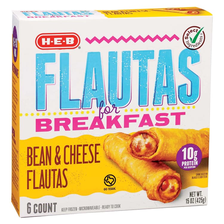H-E-B  Breakfast Flautas - Bean & Cheese