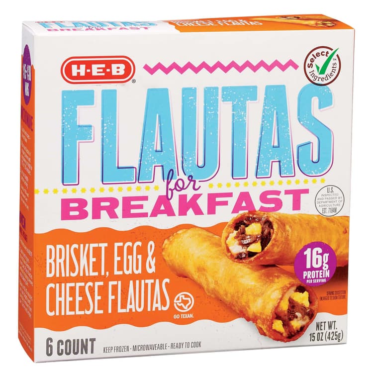 H-E-B  Breakfast Flautas - Brisket, Egg & Cheese