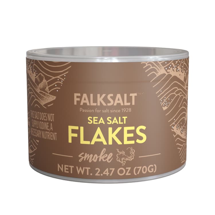 Falksalt Smoke Crystal Flakes Natural Sea Salt