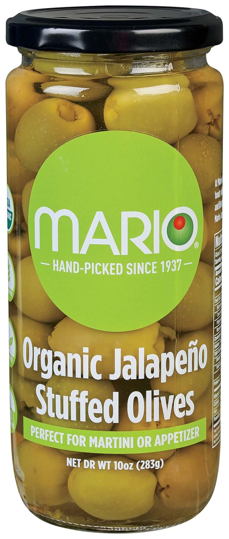 Mario Organic Jalapeno Stuffed Olives