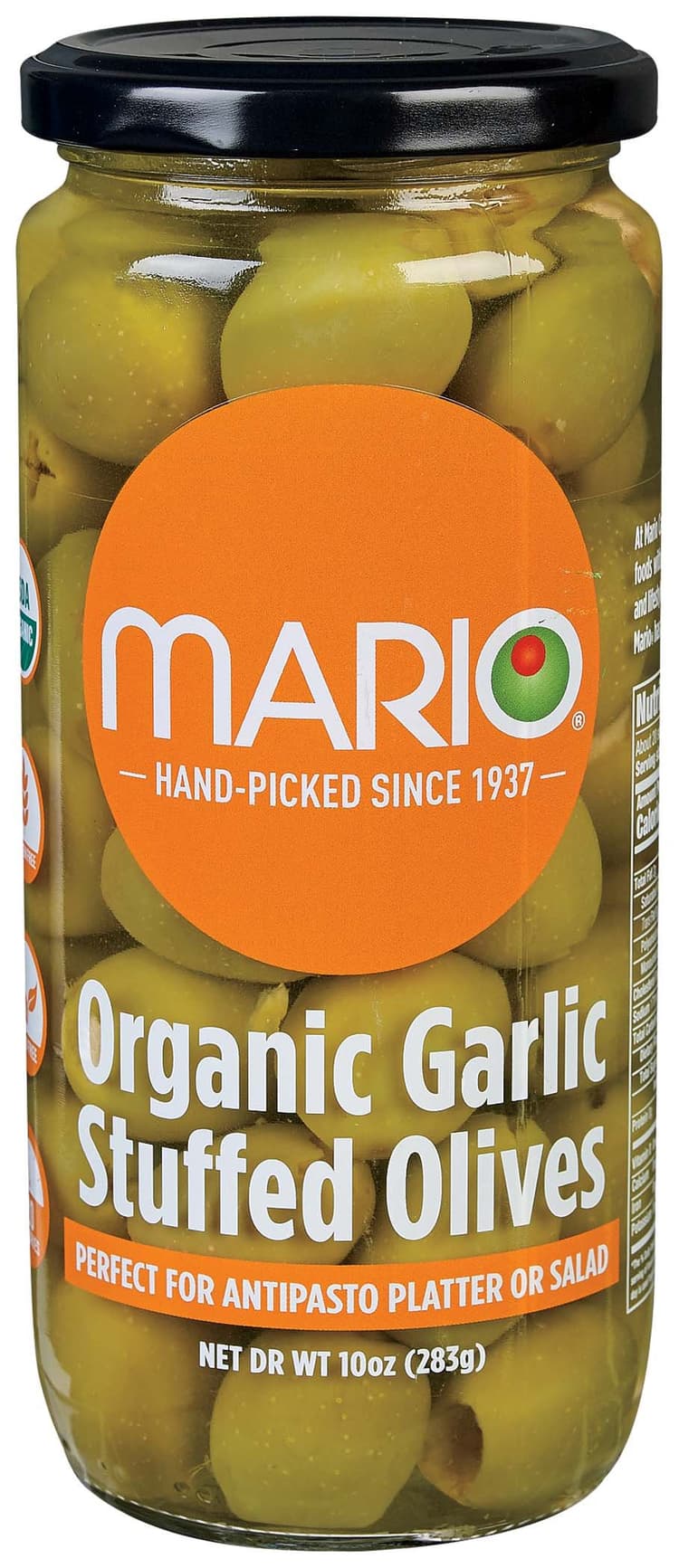 Mario Organic Garlic Stuffed Olives