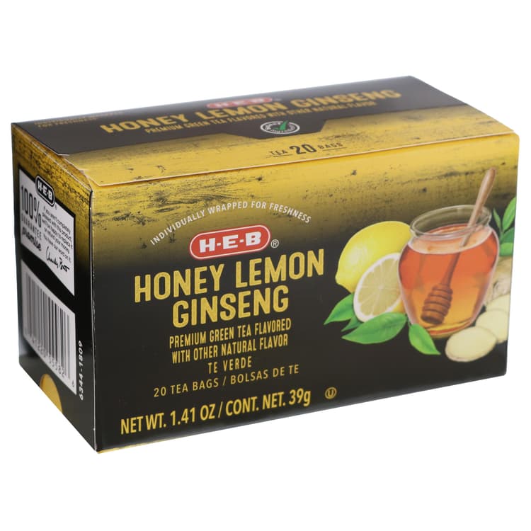 H-E-B Honey Lemon Ginseng Green