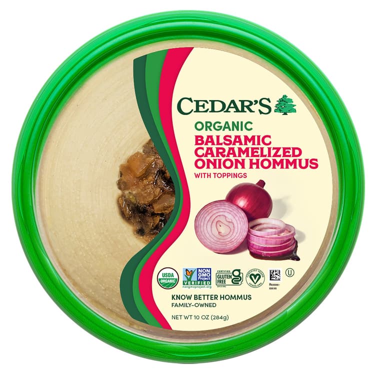 Cedars Organic Balsamic Caramelized Onion Hommus