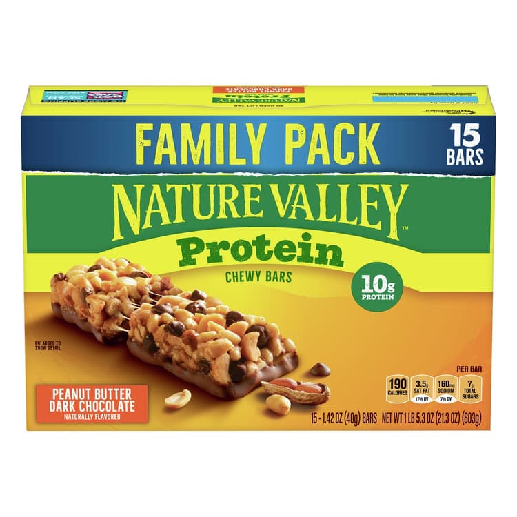 Nature Valley Protein Chewy Bars - Peanut Butter Dark Chocolate