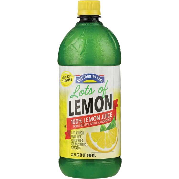 Hill Country Fare Lots Of Lemon 100% Lemon Juice