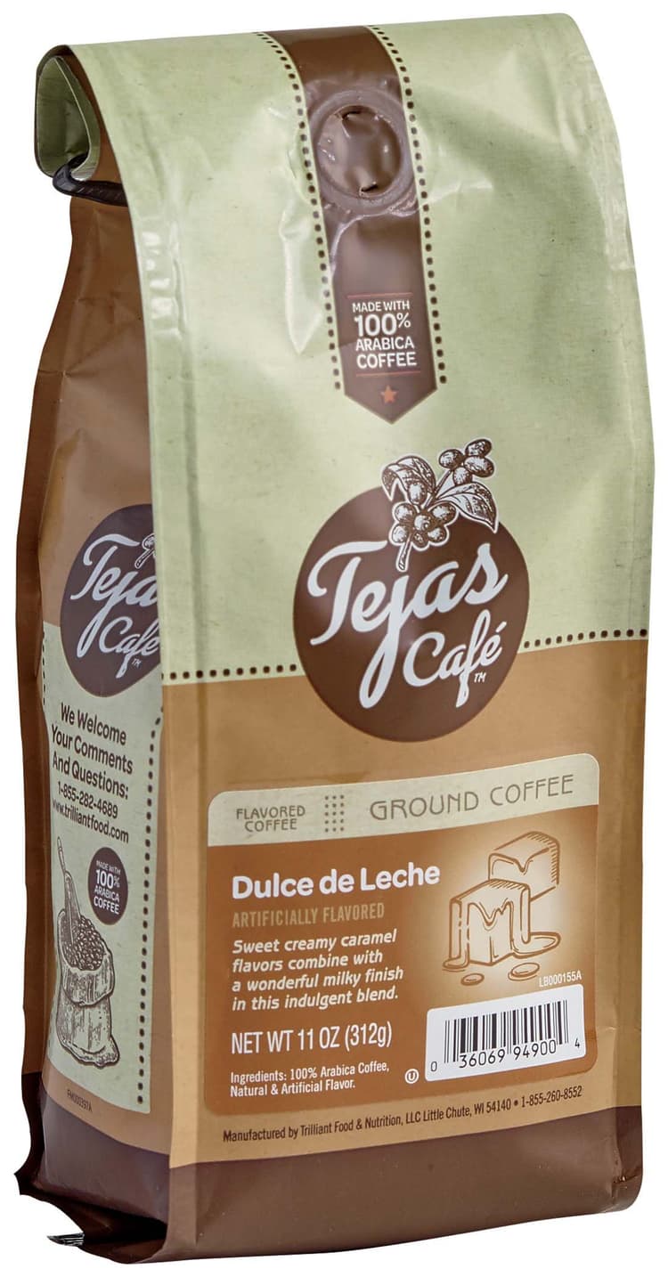Tejas Cafe Dulce De Leche Ground Coffee