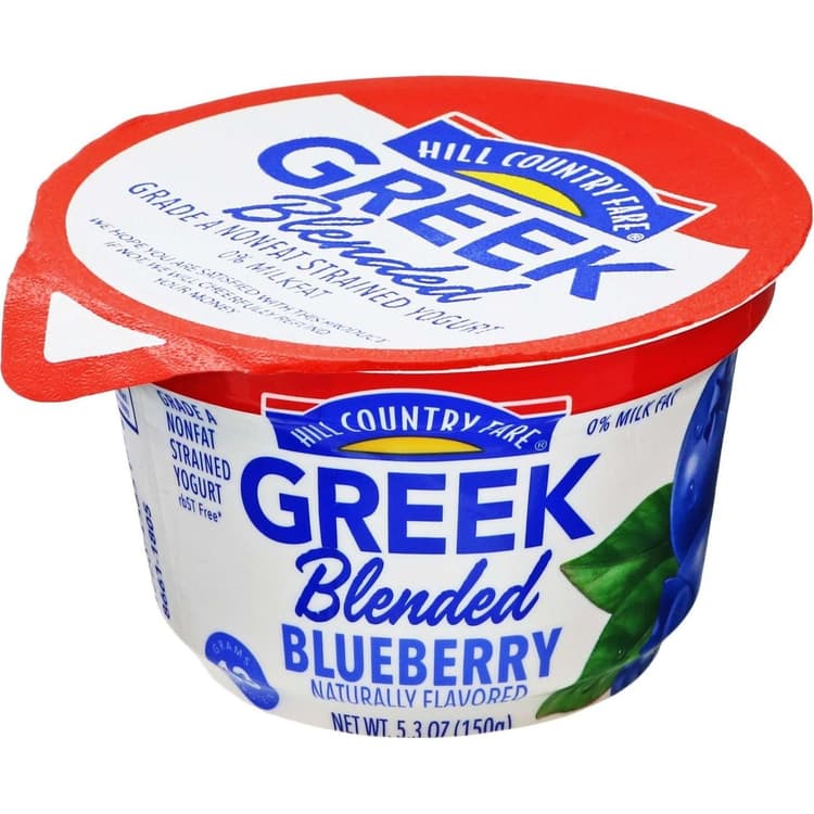 Hill Country Fare Blended Blueberry Greek Yogurt