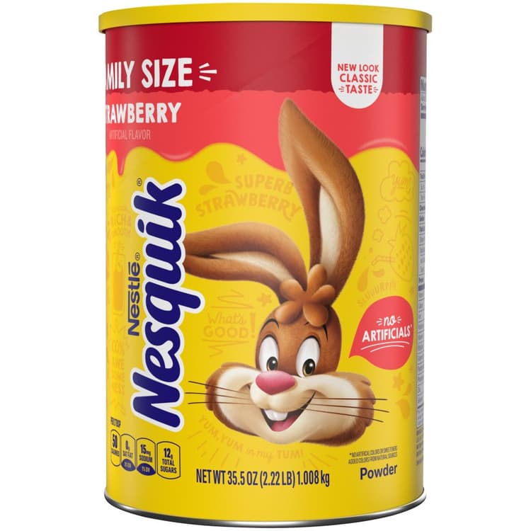 Nestle Nesquik Strawberry Powder Drink Mix