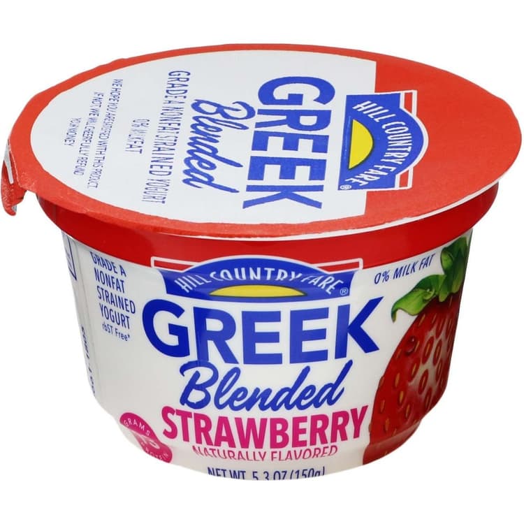 Hill Country Fare Blended Strawberry Greek Yogurt