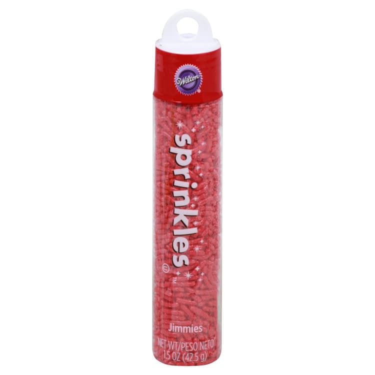 Wilton Skinny Red Jimmies Sprinkles