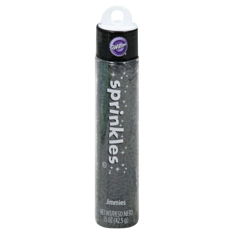Wilton Hanging Skinny Black Jimmies Sprinkles