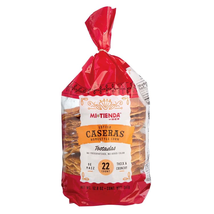 H-E-B Mi Tienda Estilo Caseras Yellow Corn Tostadas