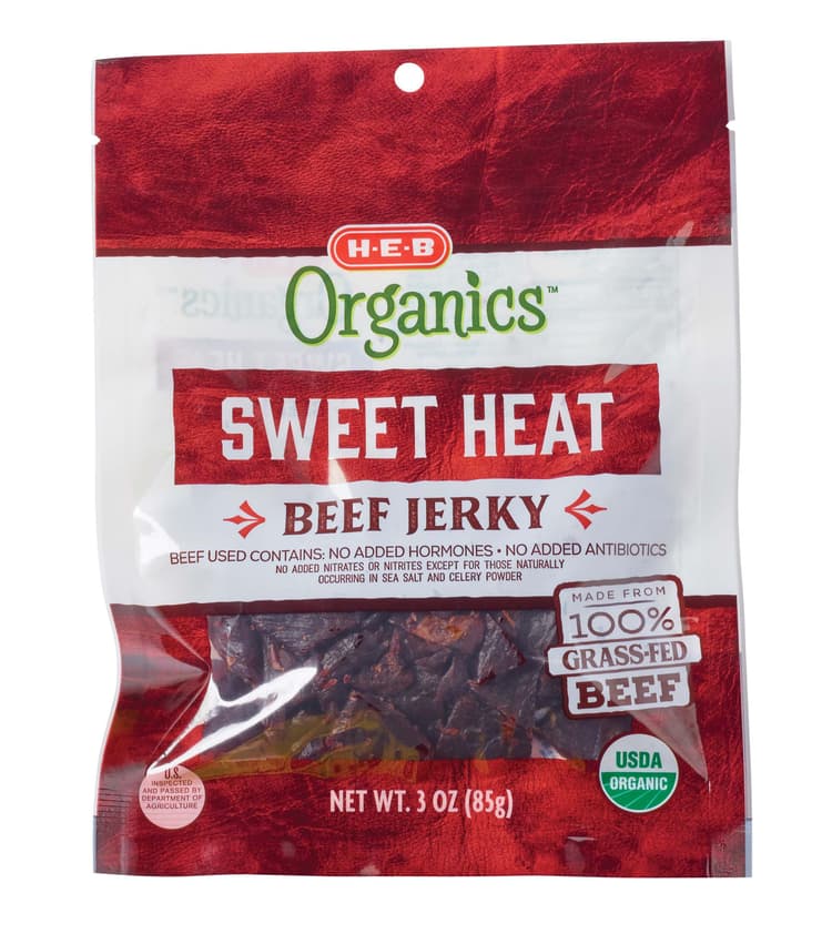 H-E-B Organics Sweet Heat Beef Jerky
