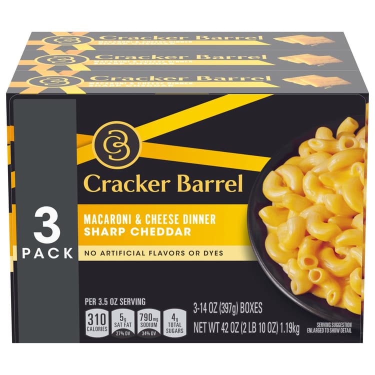 Cracker Barrel Sharp Cheddar Mac And Cheese