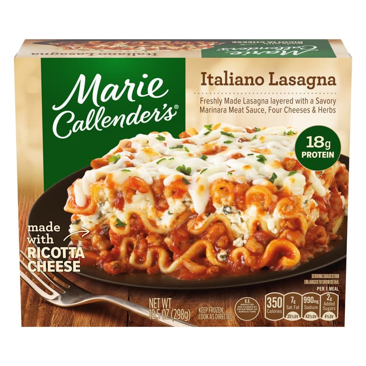 Marie Callender'S Italiano Lasagna  Meal