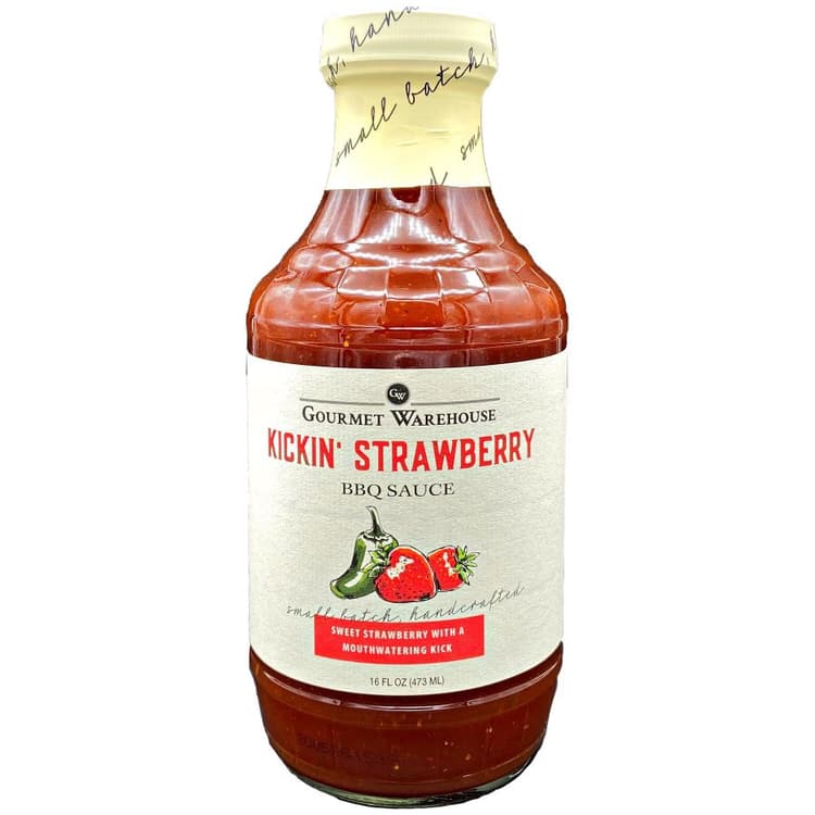 Gourmet Warehouse Kickin' Strawberry Premium Bbq Sauce