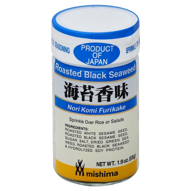 Mishima Nori Komi Furikake Roasted Black Seaweed