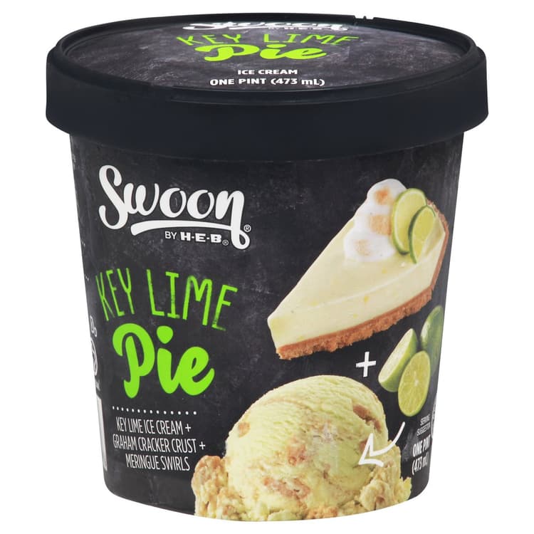 Swoon By H-E-B Key Lime Pie Ice Cream