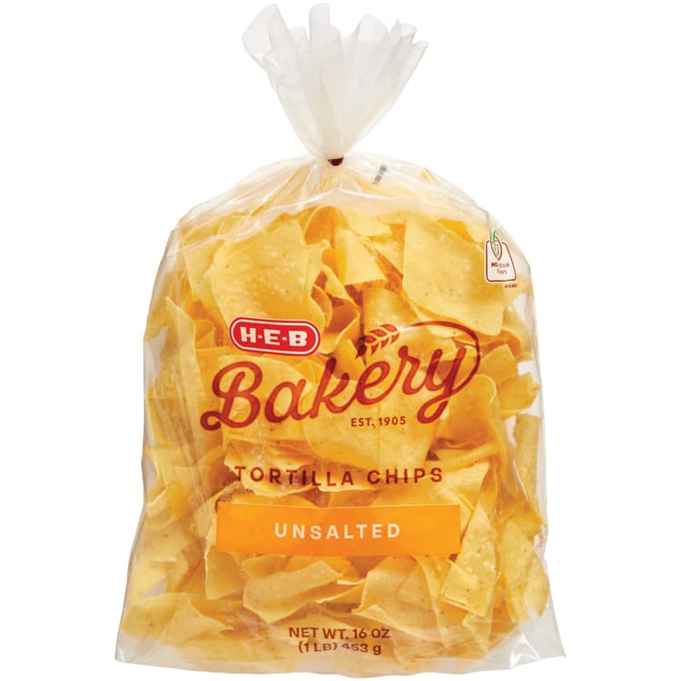 H-E-B Bakery Unsalted Tortilla Chips