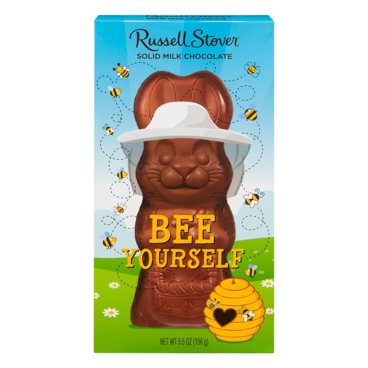 Russell Stover Solid Milk Chocolate Bunny Easter Candy