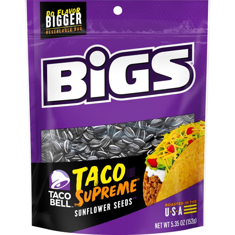 Bigs Taco Bell Taco Supreme Sunflower Seeds
