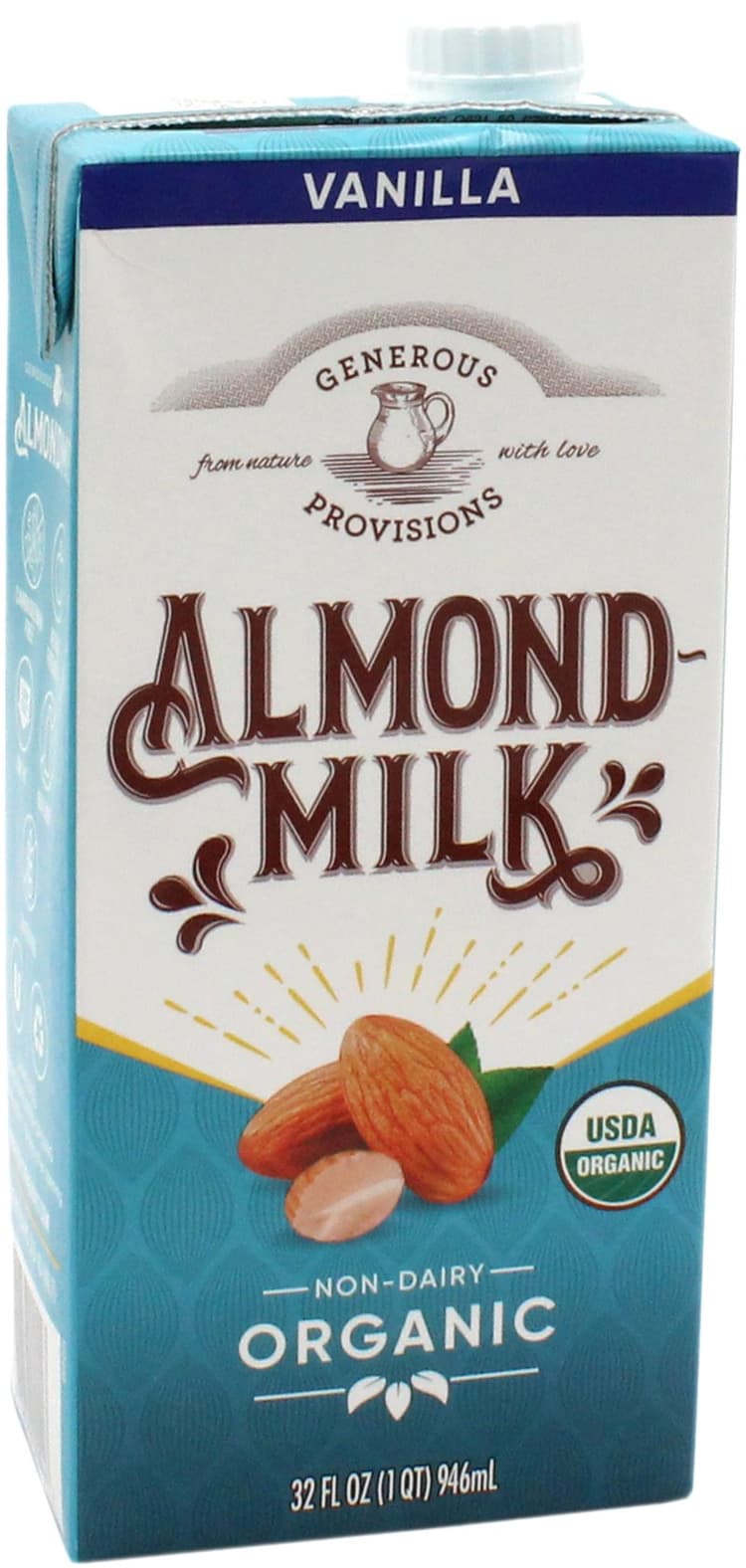 Generous Provisions Organic Vanilla Almond Milk