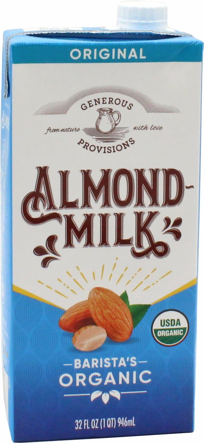 Generous Provisions Barista'S Organic Original Almond Milk
