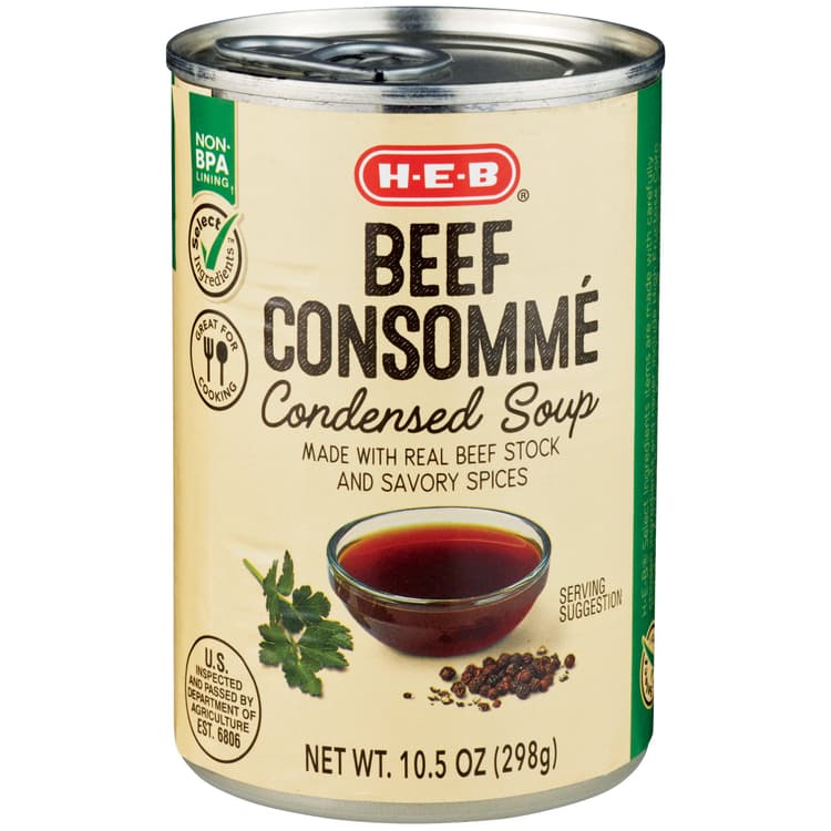 H-E-B Beef Consomme Condensed Soup