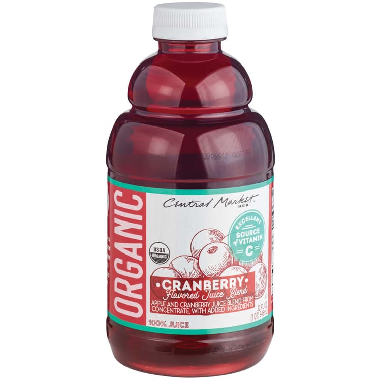 Central Market Organic Cranberry Flavored Juice Blend