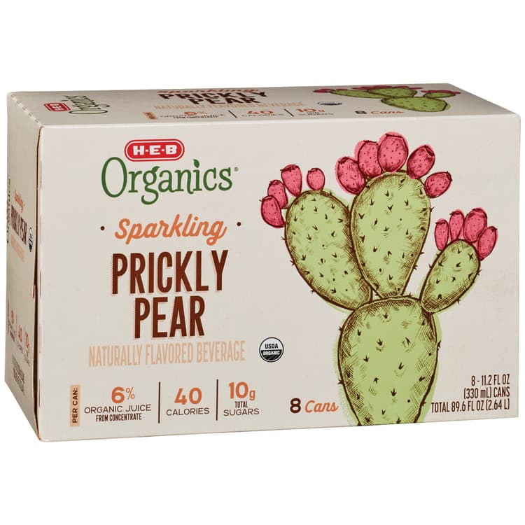 H-E-B Organics Prickly Pear Sparkling Beverage